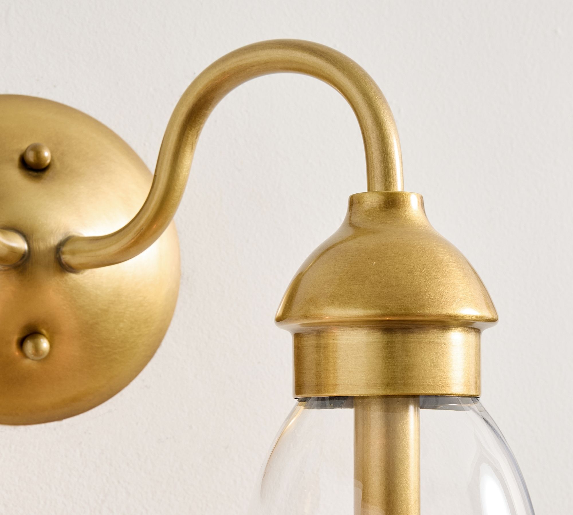 Nydoreth Applique Murale Cuivre Verre Moderne - Neutralighting