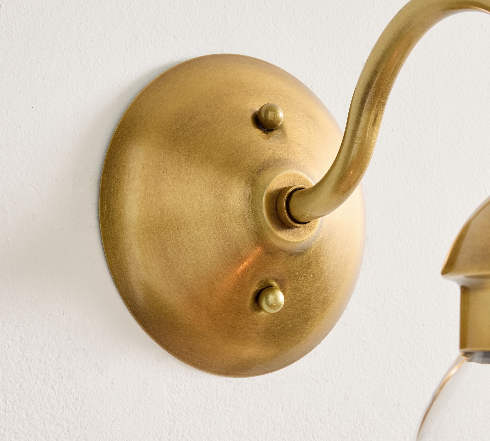 Nydoreth Applique Murale Cuivre Verre Moderne - Neutralighting