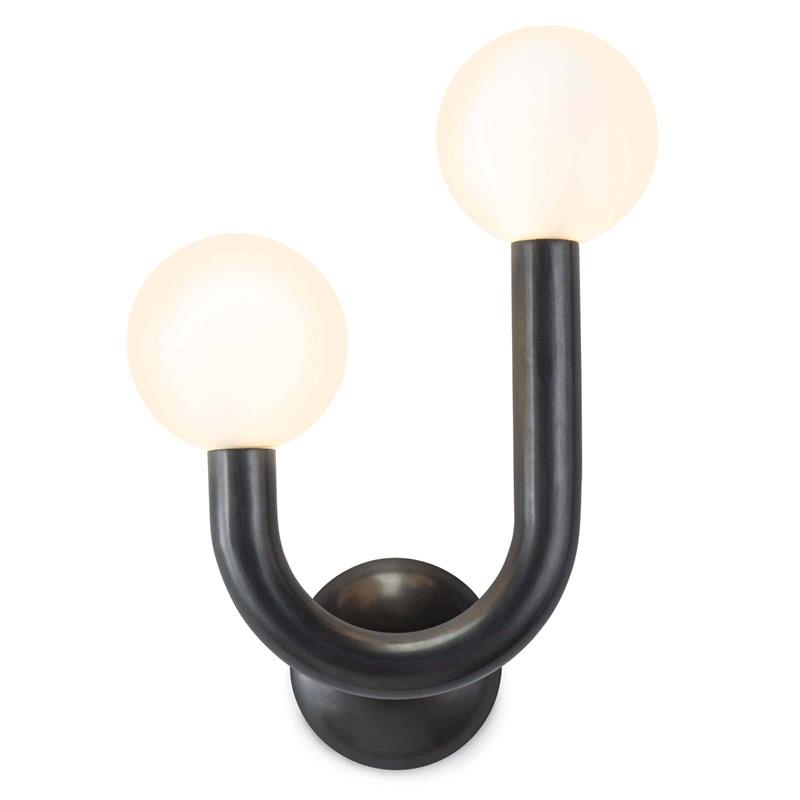Zoshaos Applique Murale Laiton Verre Moderne Joyeuse - Neutralighting