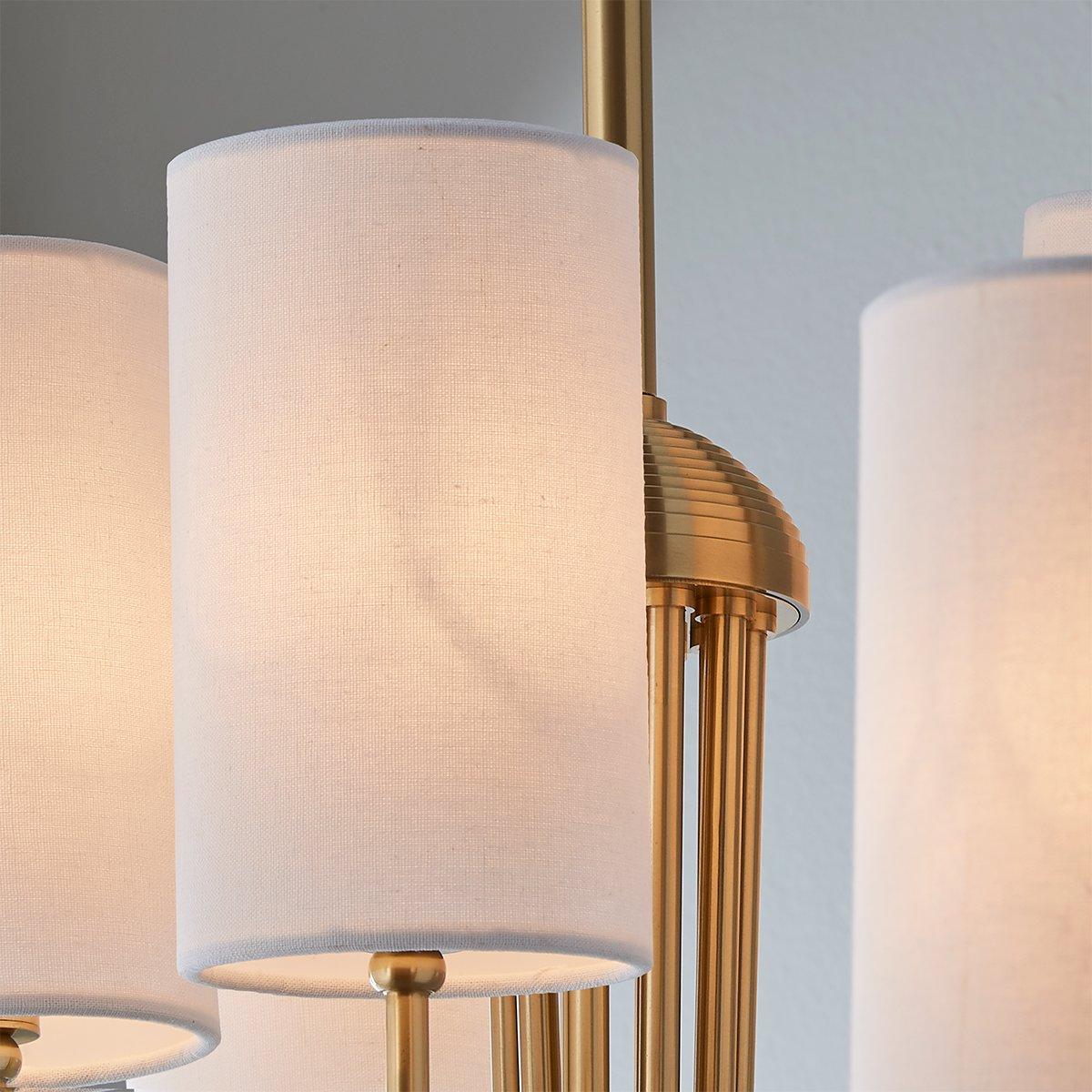 Asolira Chandelier Tissu Noir Industriel Vintage - Neutralighting