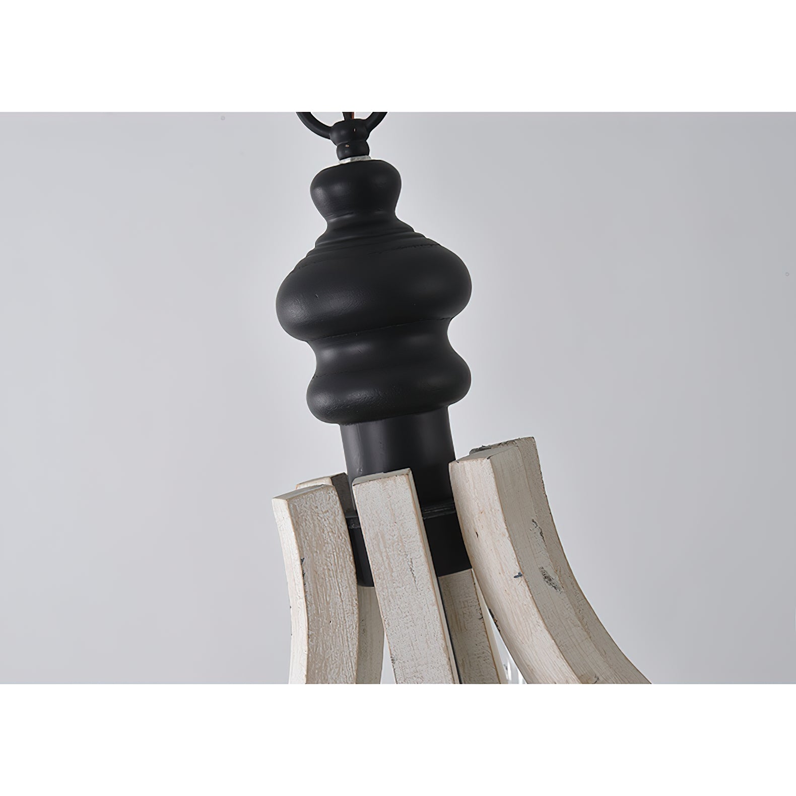 Ephaos Vintage Industrial Wooden Metal Chandelier - Lamp Copper