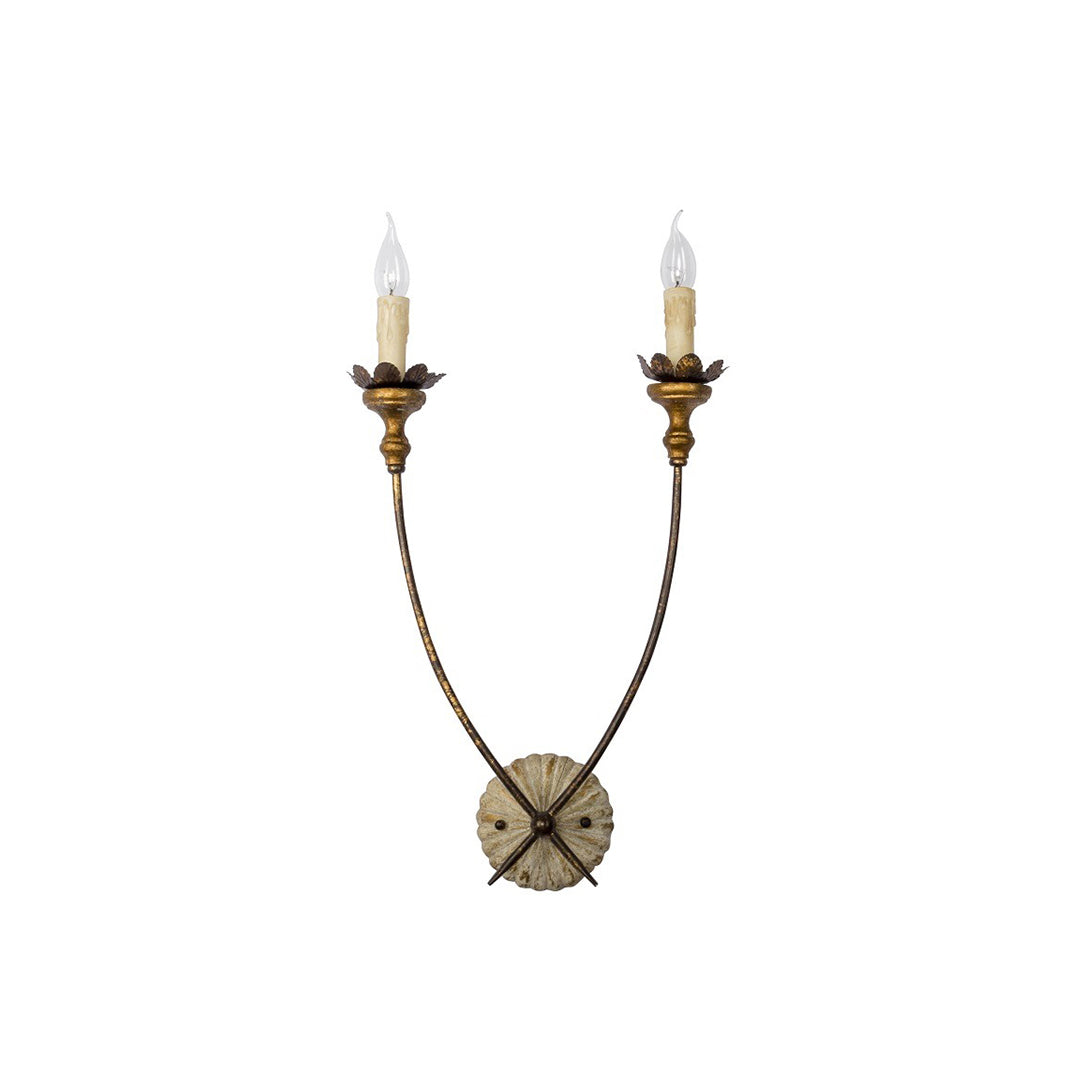 Catalos Vintage Industrial Wooden Metal Wall Lamp - Lamp Copper