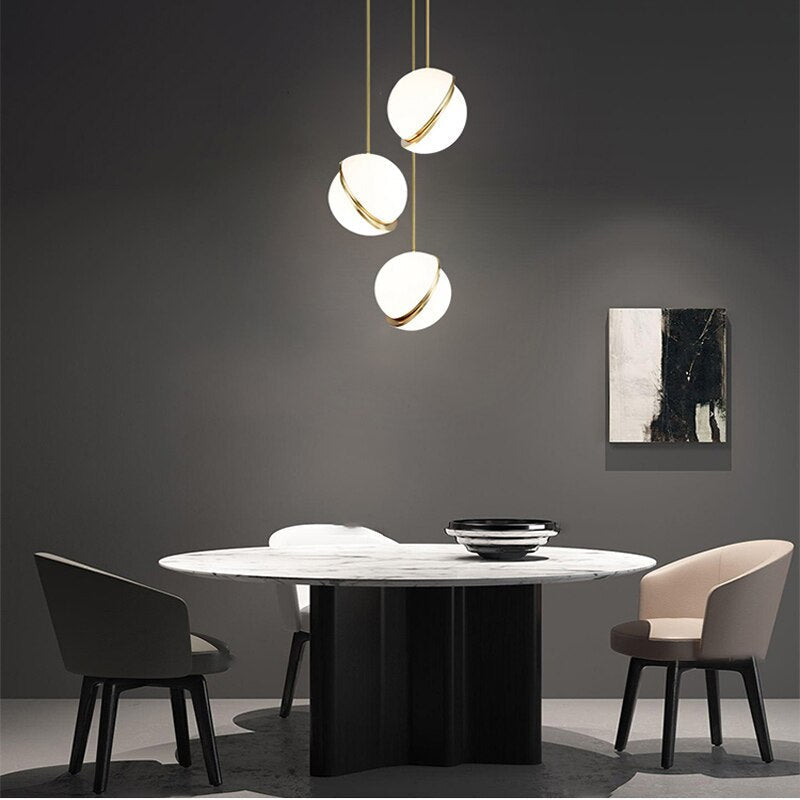 Luminaires suspension  postmoderne Rond