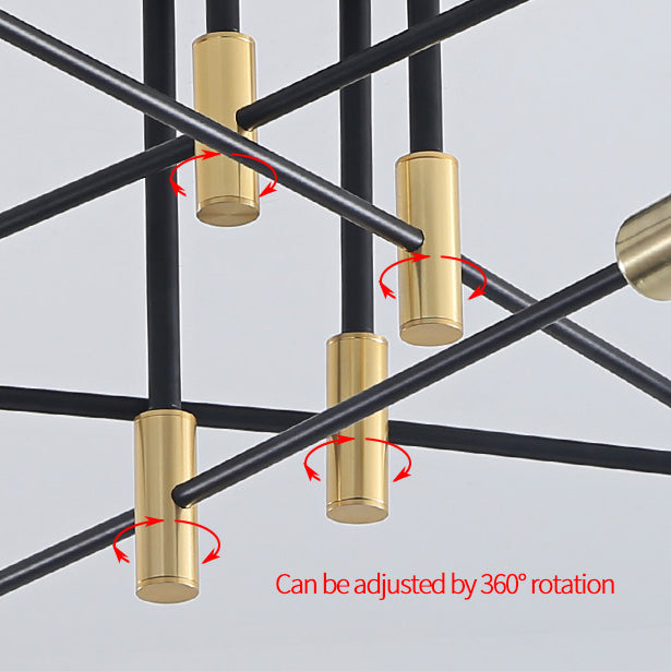 Lindsy Lustre Métal Design Moderne. Plusieurs Ampoules - Neutralighting
