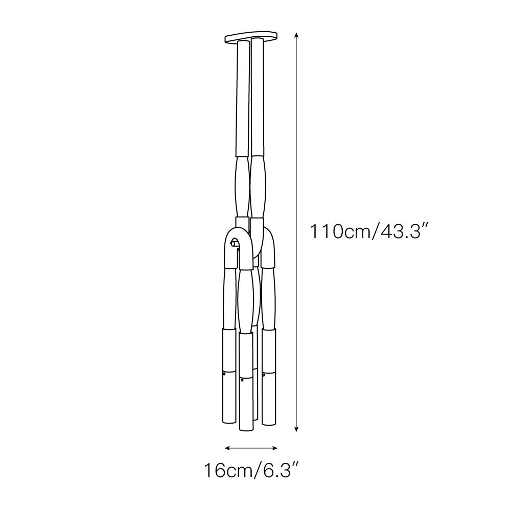 Cacarir Suspension Traditionnelle Art Métal Noir - Neutralighting