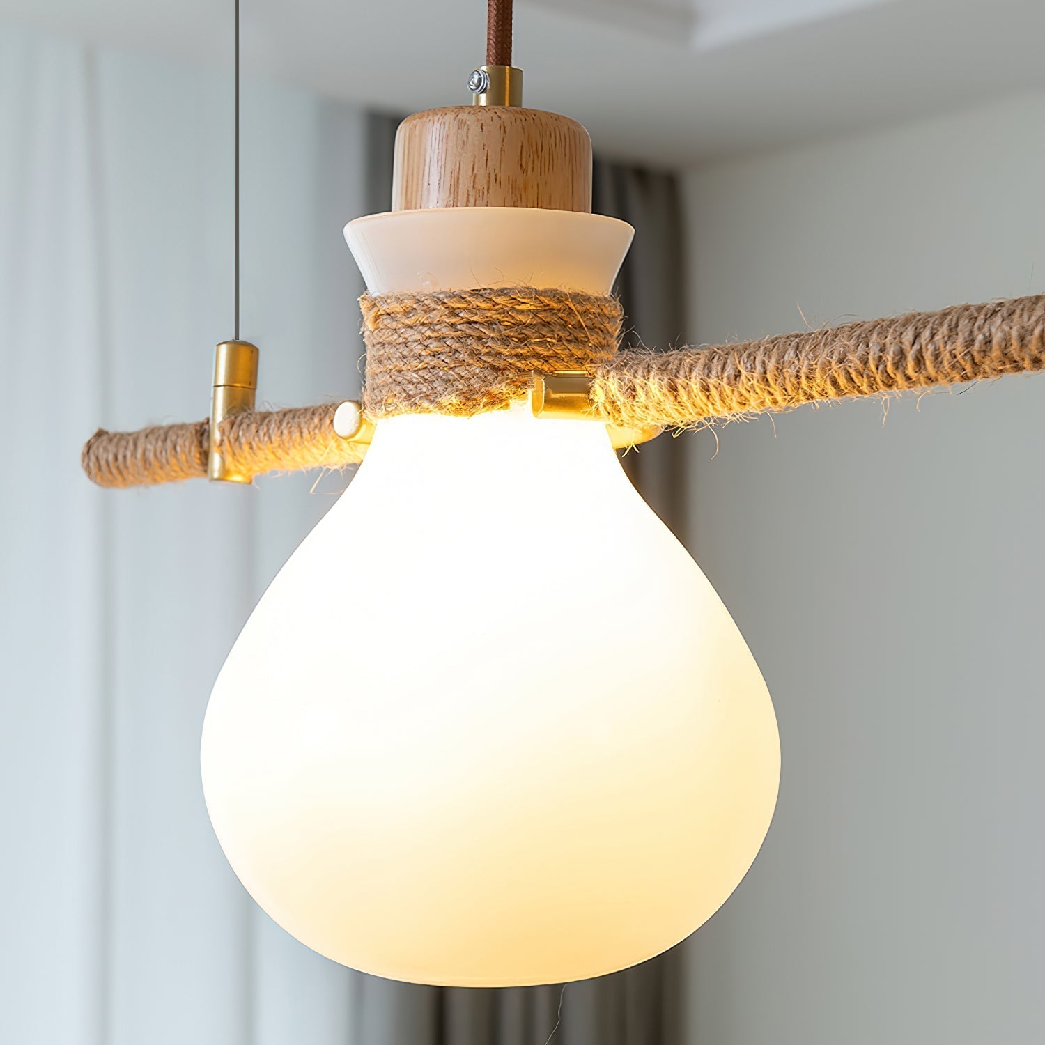 Votheor Suspension Moderne Unique Corde Verre - Neutralighting