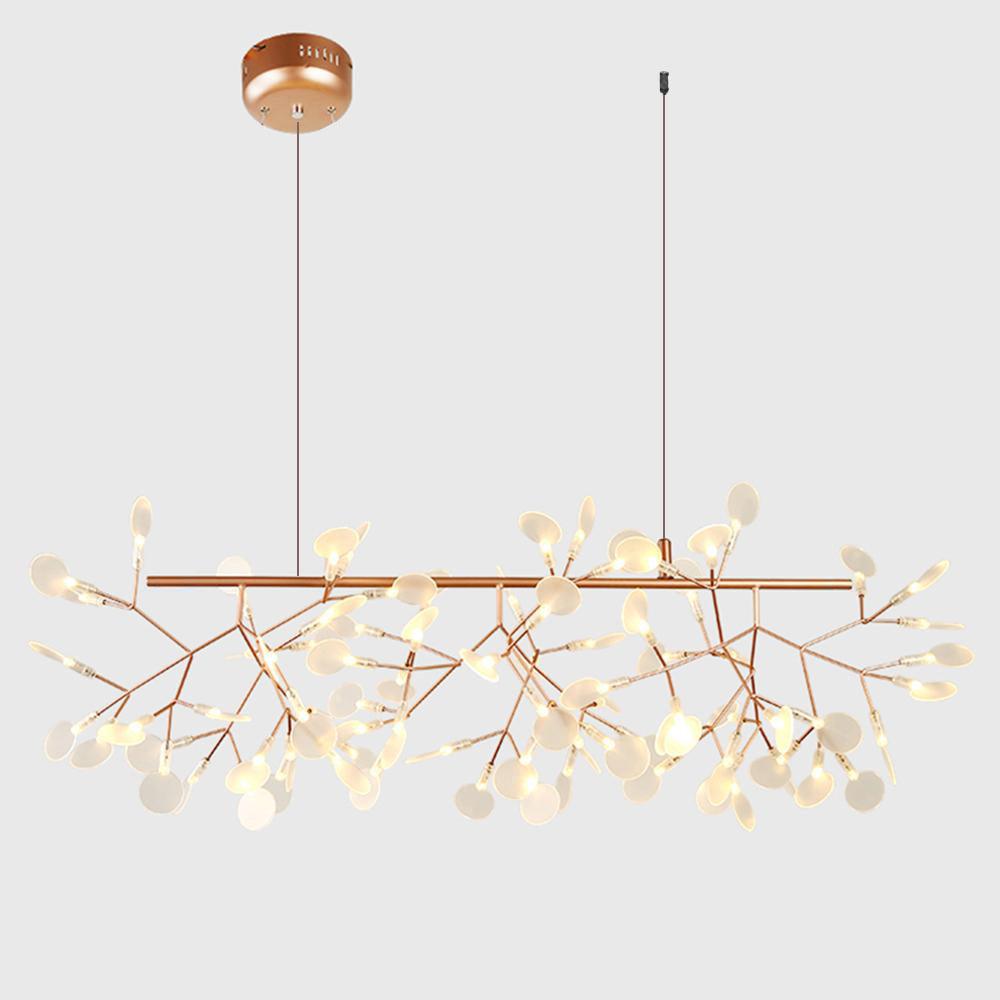 Lustra Chandelier Rose Gold Firefly LED Branch - Neutralighting