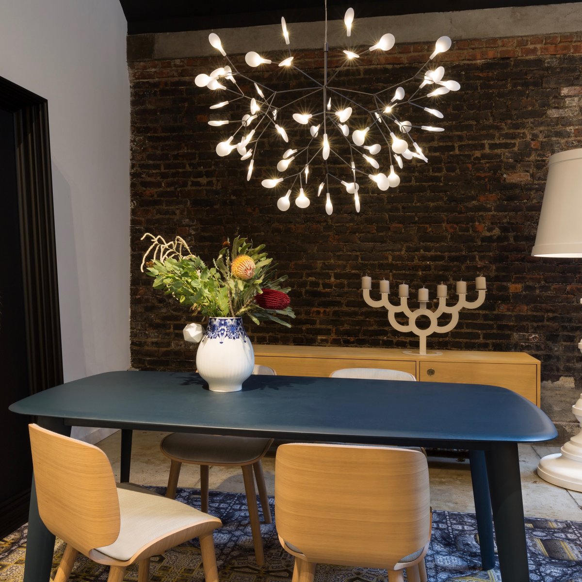 Allirus Postmodern Luxury Metal Acrylic Chandelier - Lamp Copper