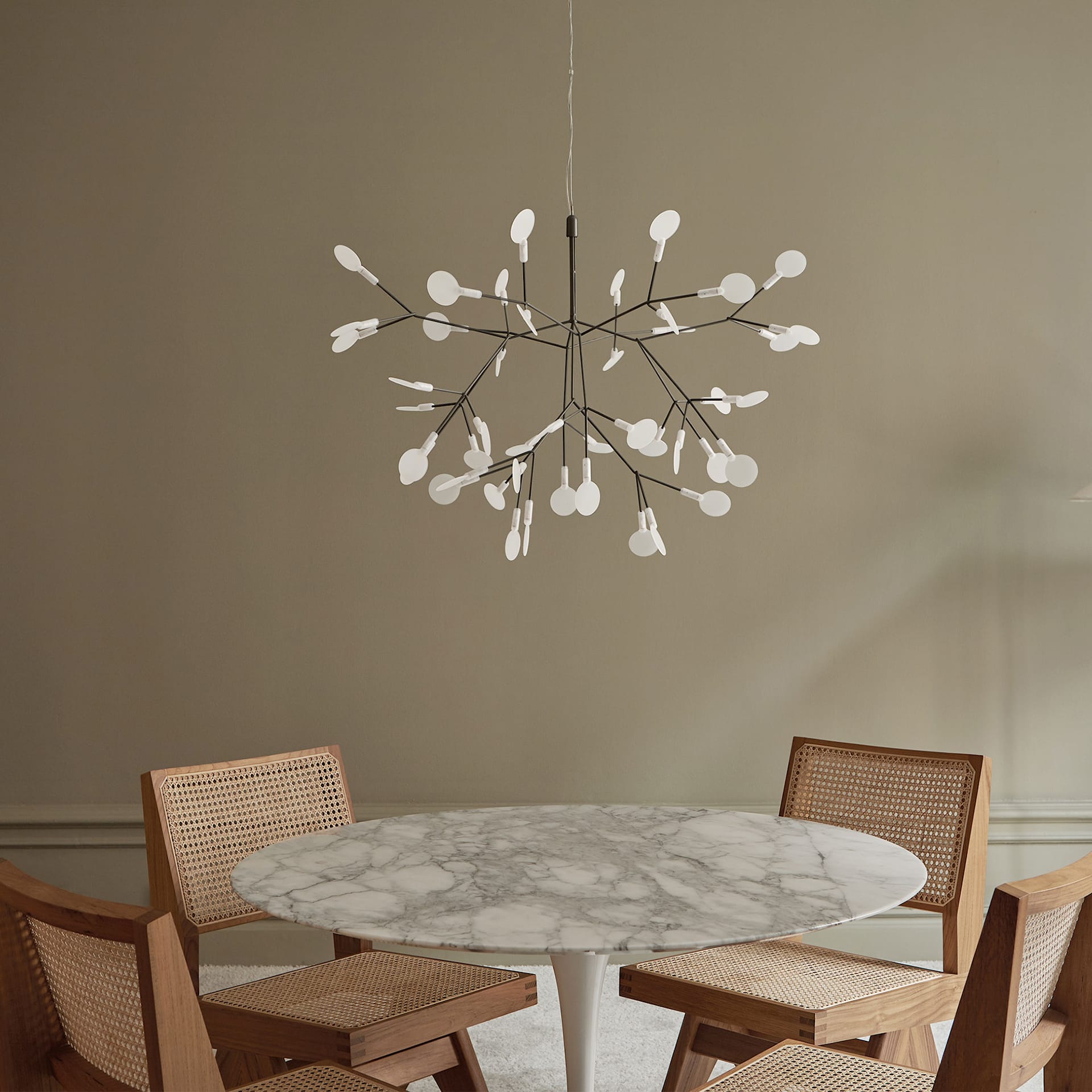 Allirus Postmodern Luxury Metal Acrylic Chandelier - Lamp Copper