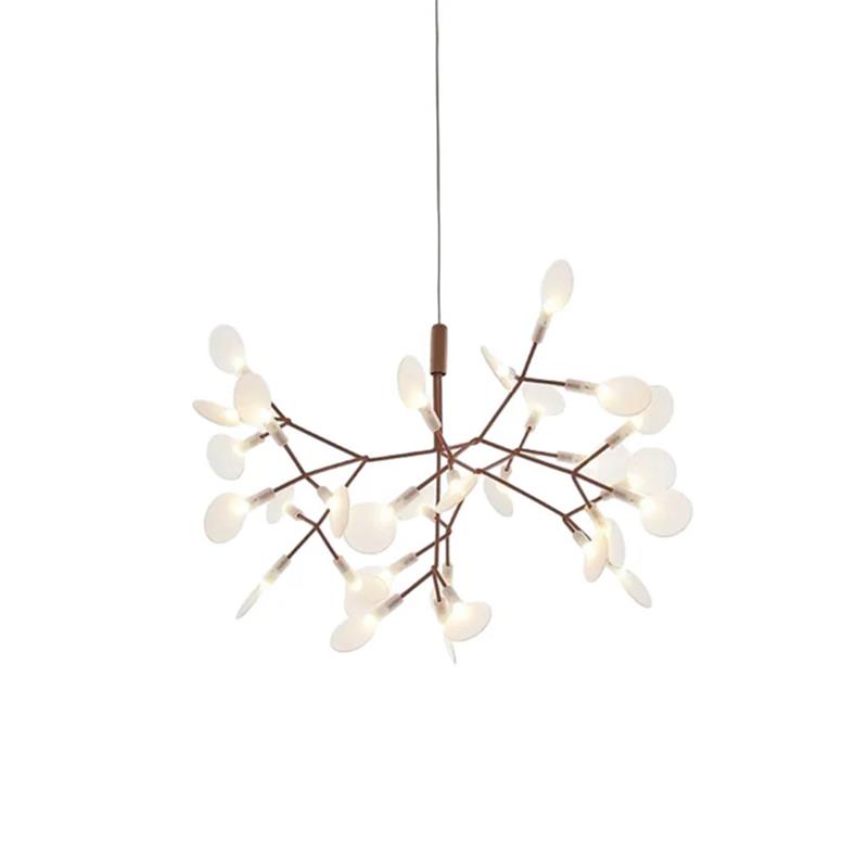 Allirus Postmodern Luxury Metal Acrylic Chandelier - Lamp Copper