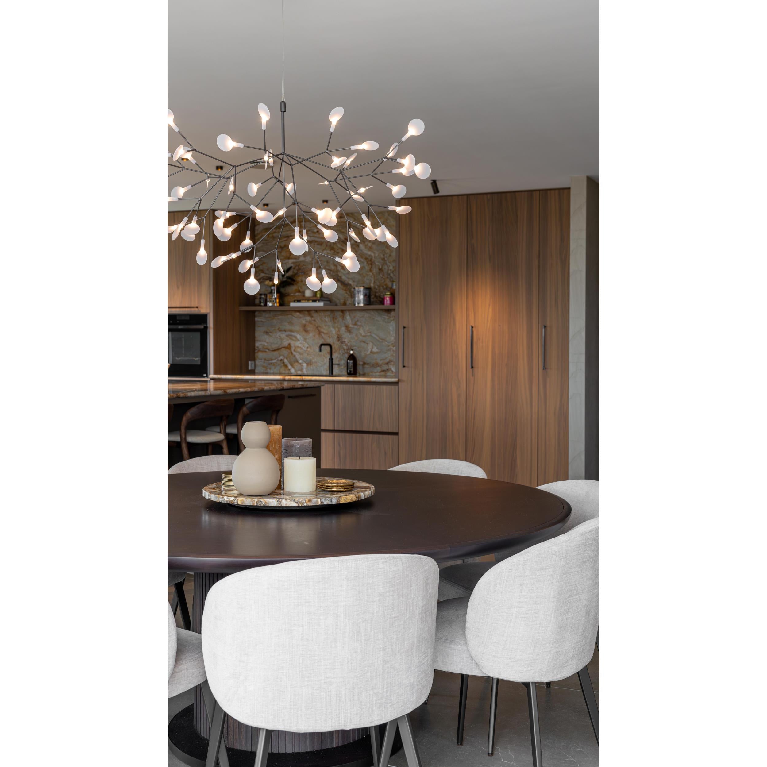 Allirus Postmodern Luxury Metal Acrylic Chandelier - Lamp Copper