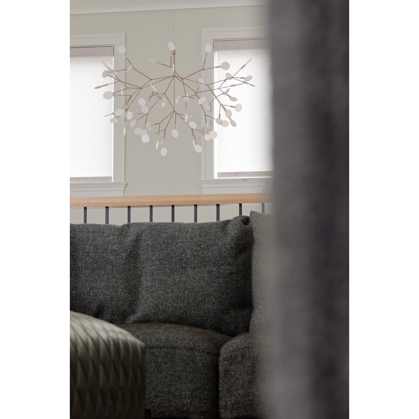 Allirus Postmodern Luxury Metal Acrylic Chandelier - Lamp Copper