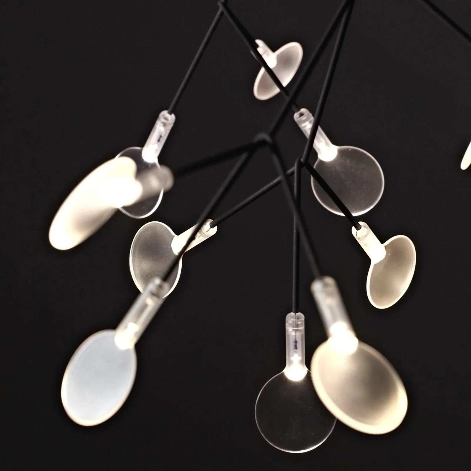 Allirus Postmodern Luxury Metal Acrylic Chandelier - Lamp Copper