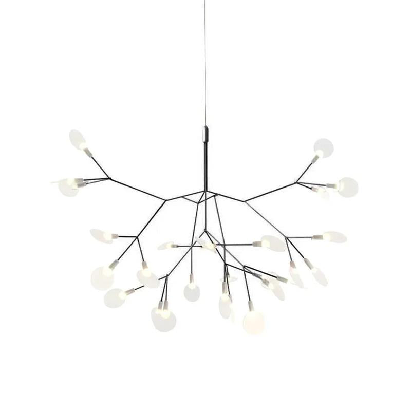 Allirus Postmodern Luxury Metal Acrylic Chandelier - Lamp Copper