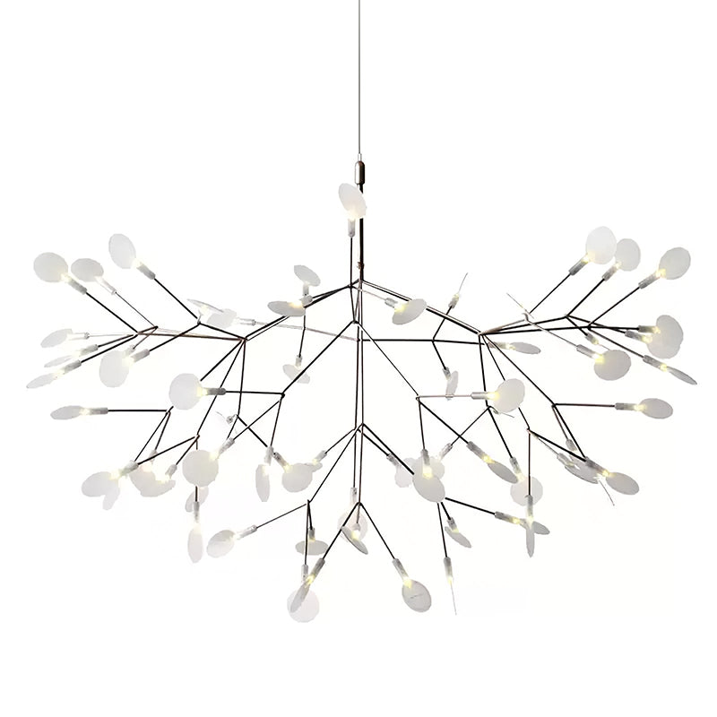 Allirus Postmodern Luxury Metal Acrylic Chandelier - Lamp Copper