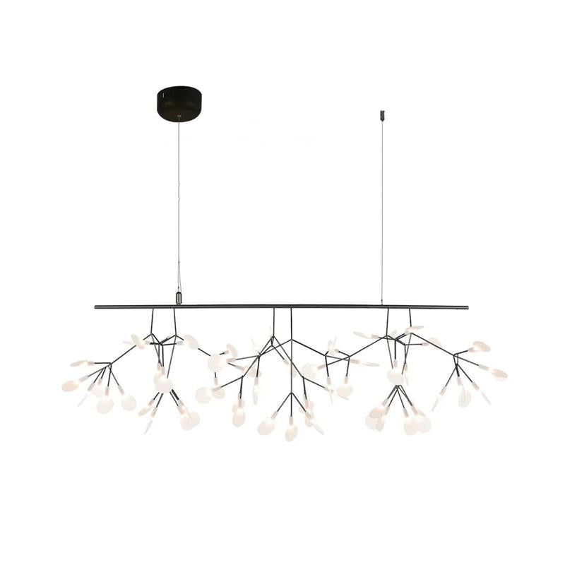 Allirus Postmodern Luxury Metal Acrylic Chandelier - Lamp Copper