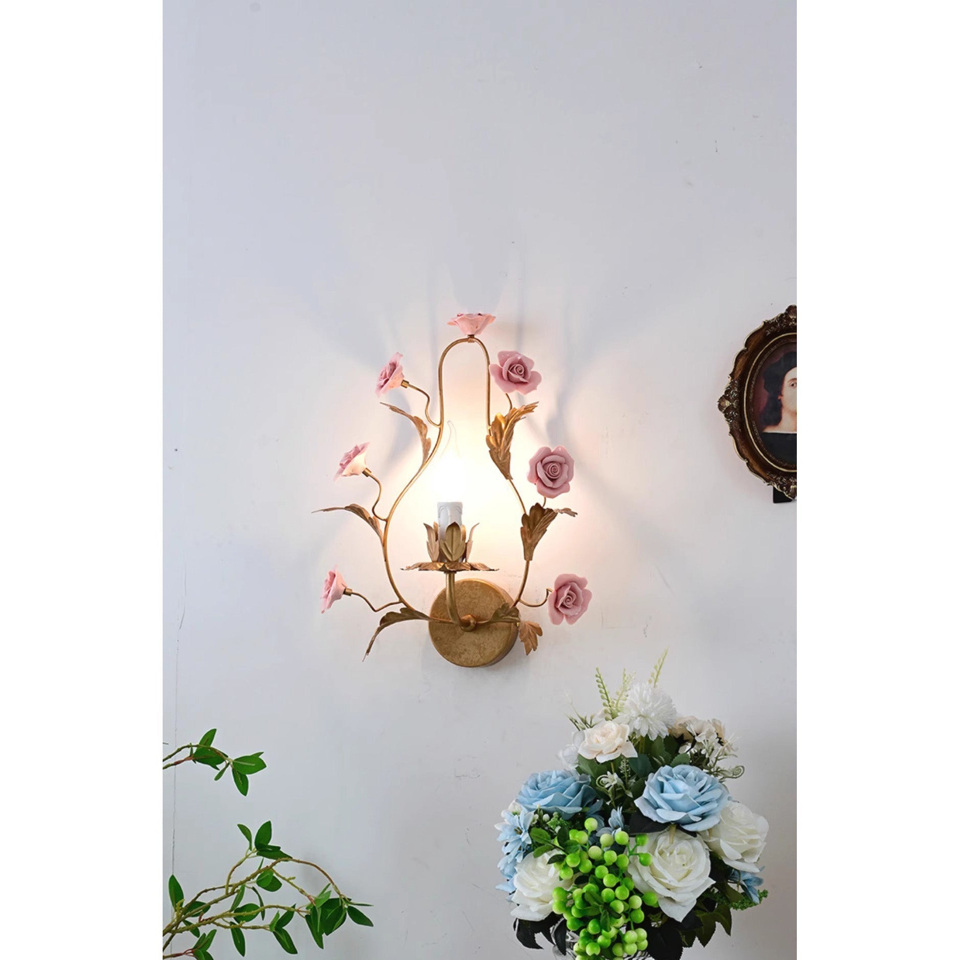 Orvara Applique Murale Créativité Céramique Florale - Neutralighting
