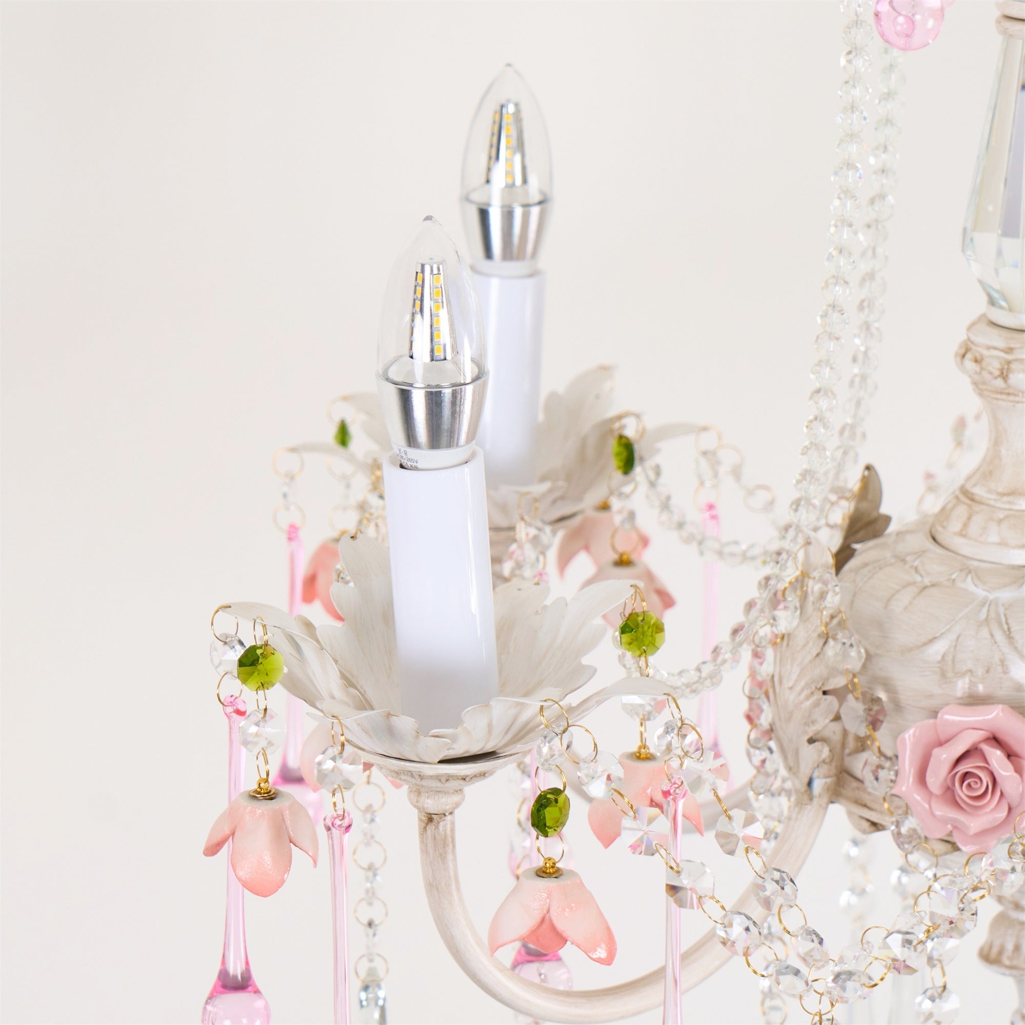 Cusoren Postmodern Luxury Rose Ceramic Chandelier - Lamp Copper