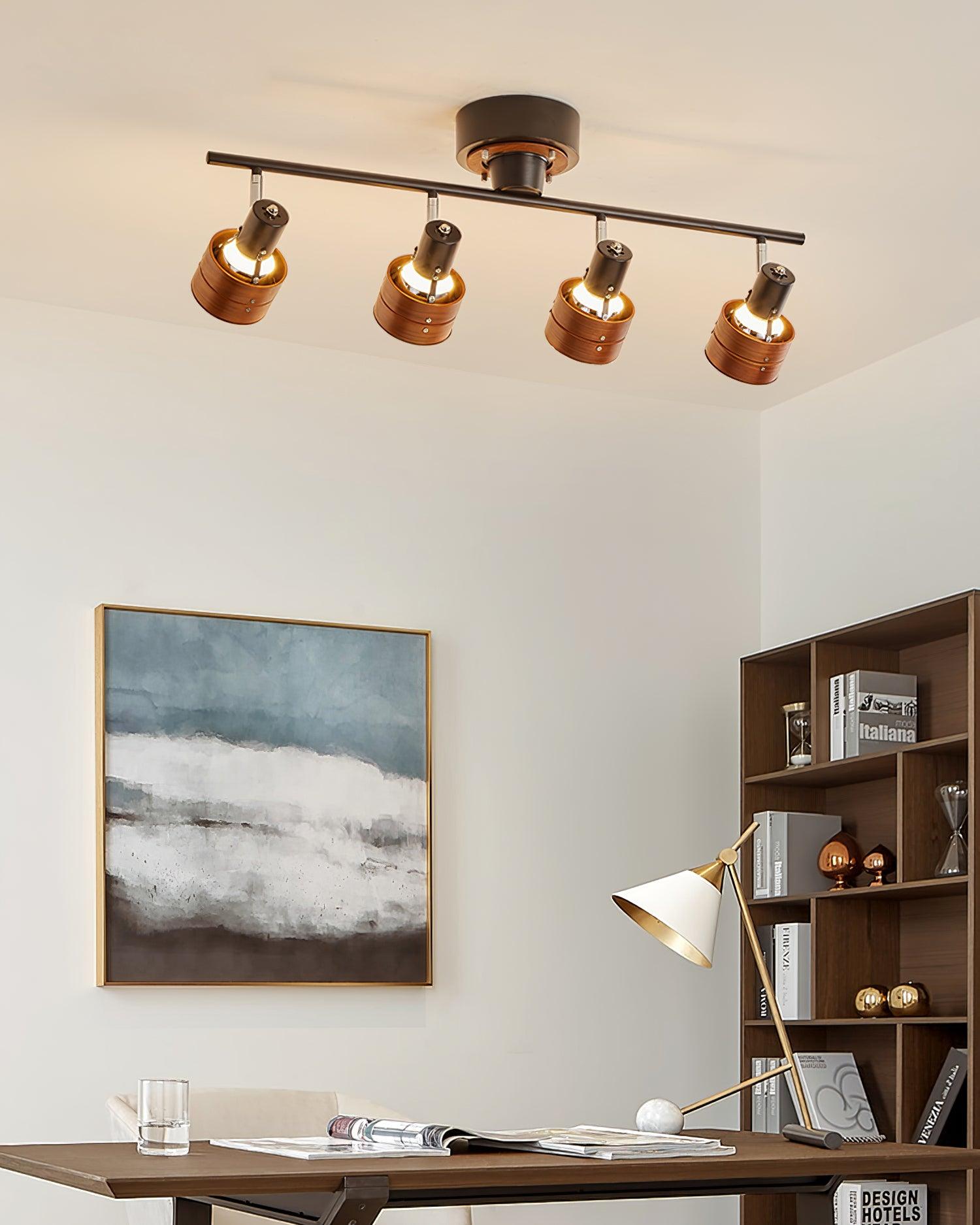 Daven Lustra Projecteur Rail 4-Lumières Ajustable - Neutralighting