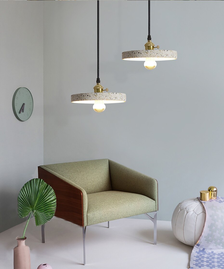 Arisha Luminaires Suspendus LED Élégant Nordiques Ciment Chambre - Neutralighting