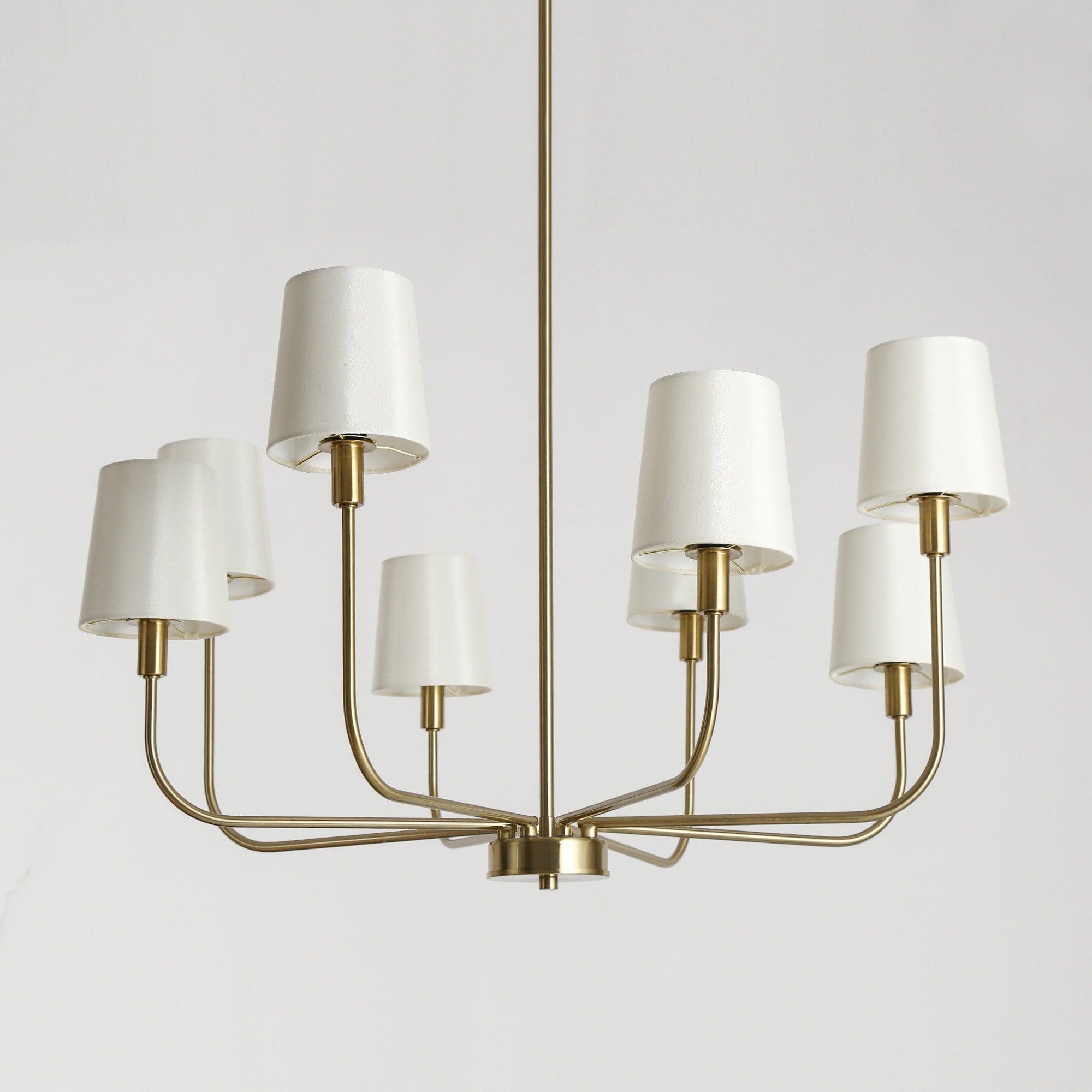 Nysilan Lustre Vintage Industriel Laiton Tissu - Neutralighting