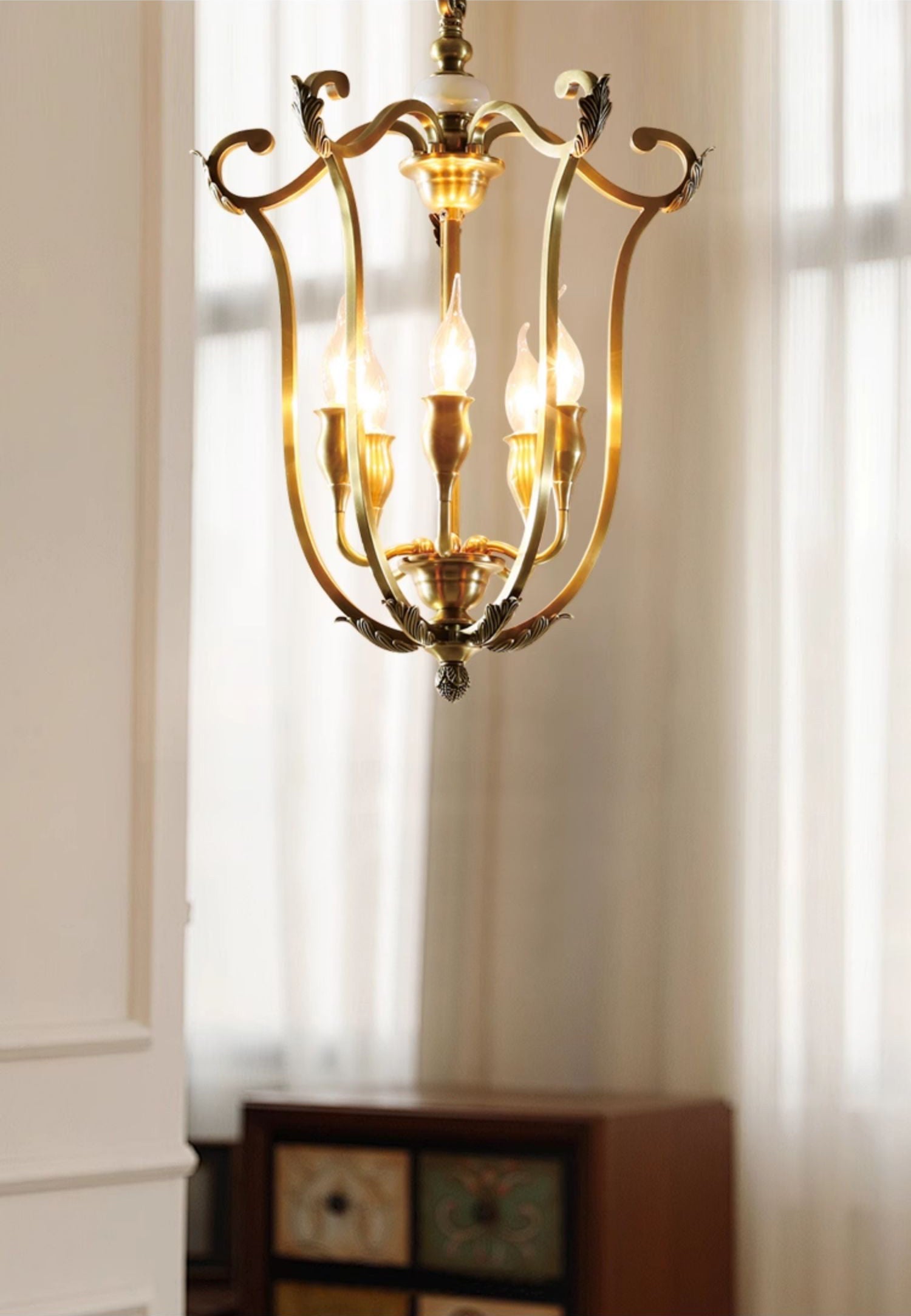 Caloren Suspension Créativité Individuelle Laiton Métal - Neutralighting
