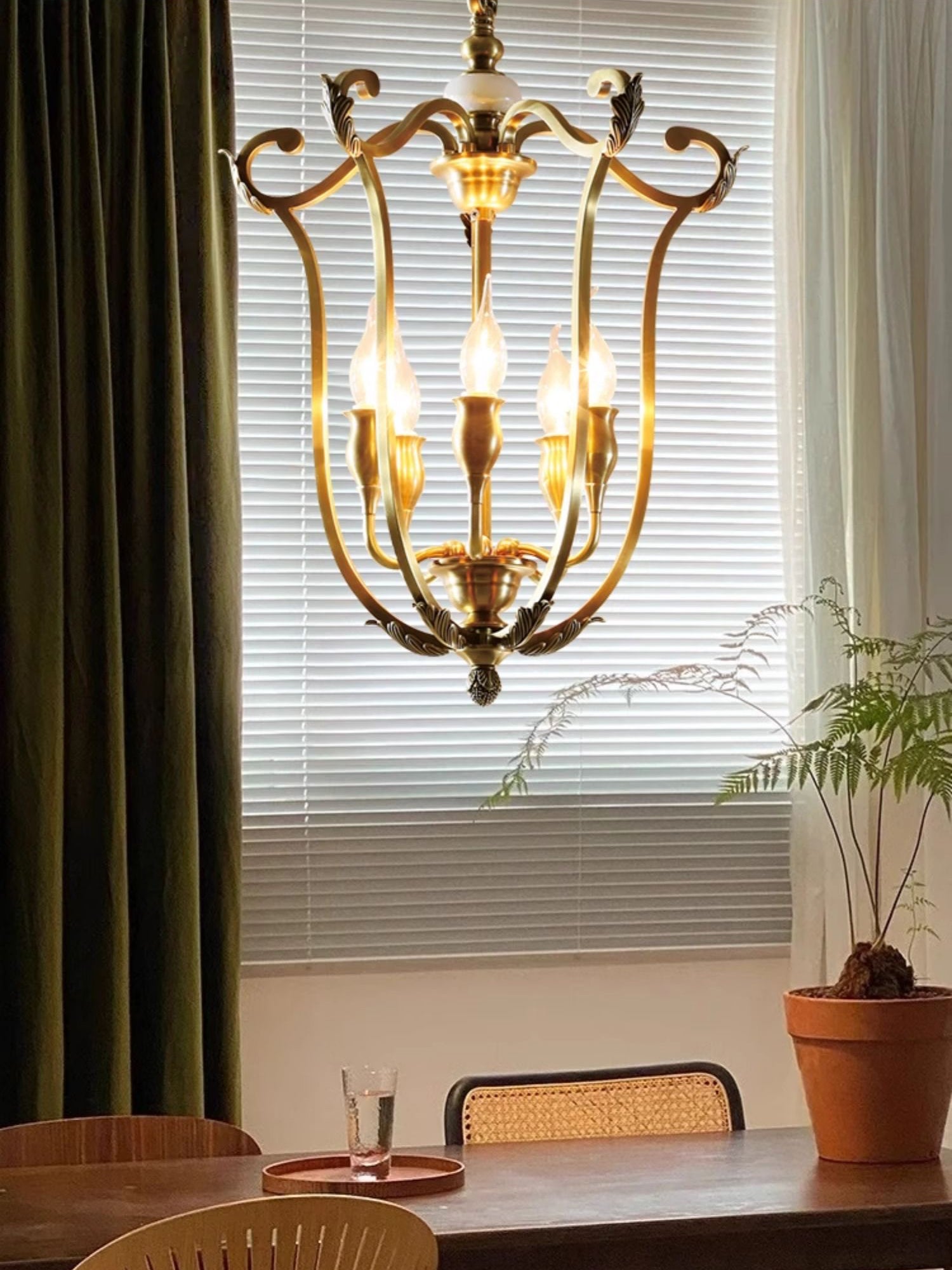 Caloren Suspension Créativité Individuelle Laiton Métal - Neutralighting