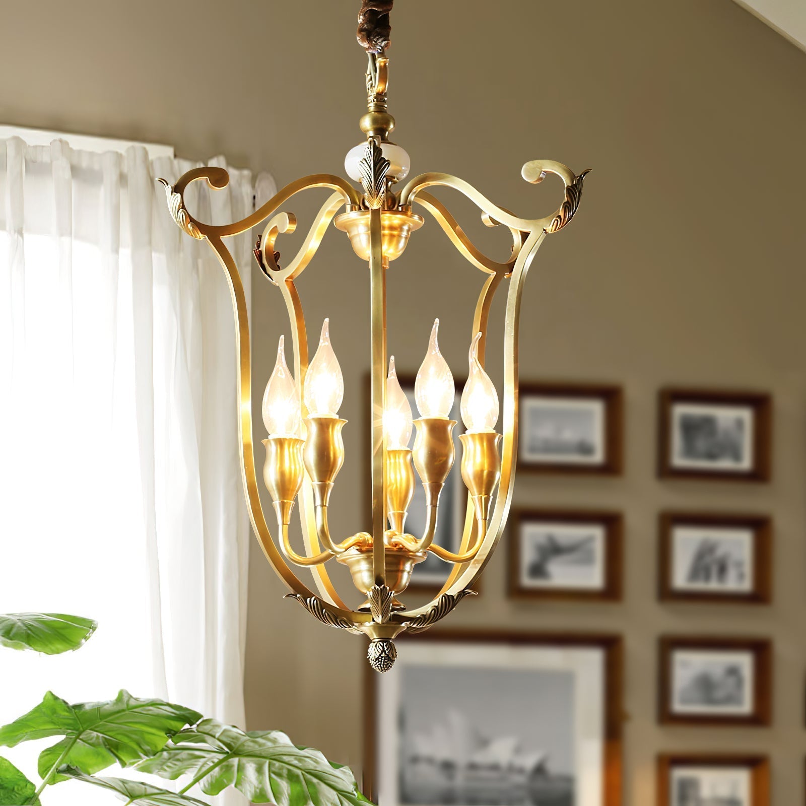 Caloren Suspension Créativité Individuelle Laiton Métal - Neutralighting