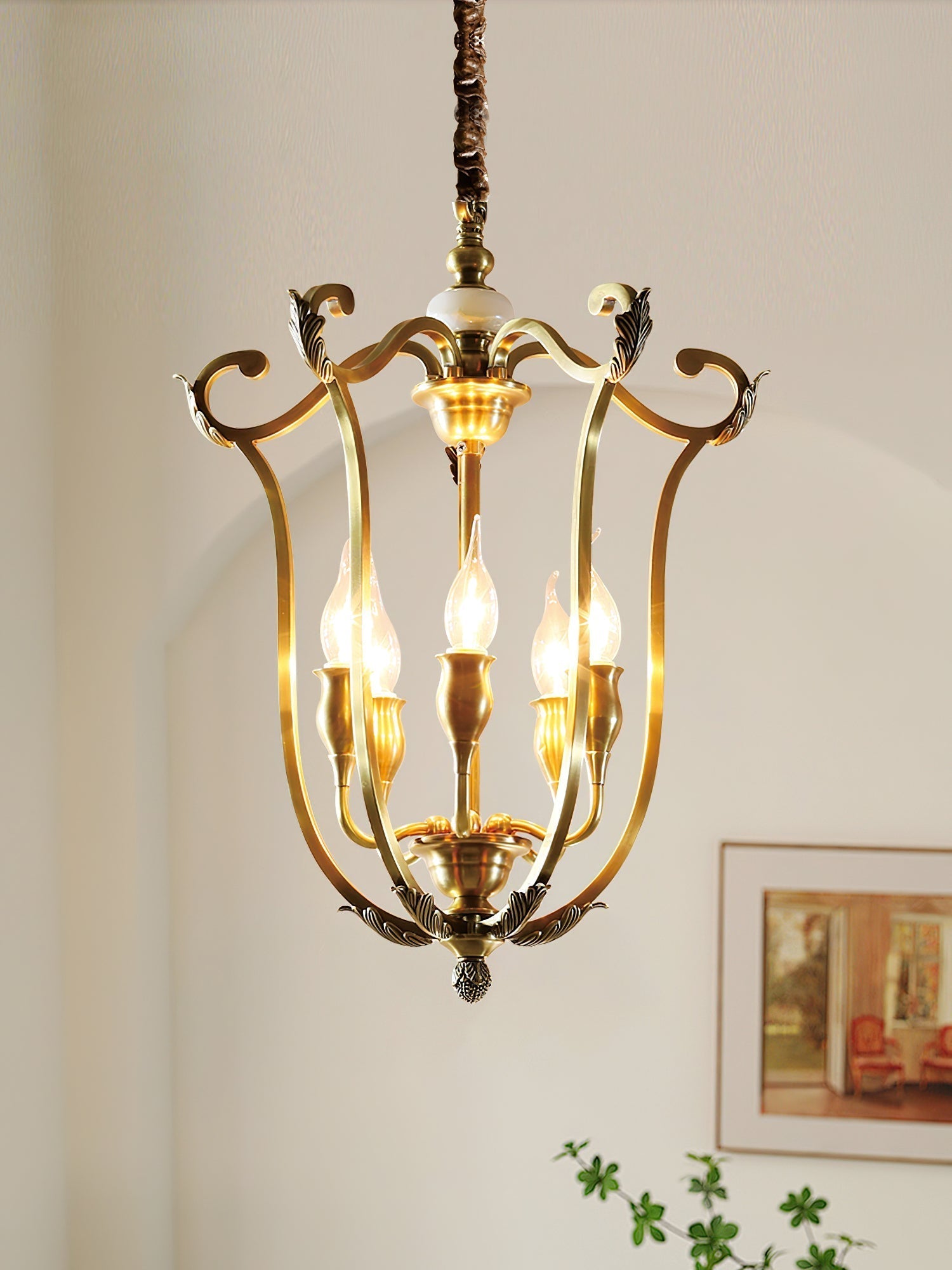 Caloren Suspension Créativité Individuelle Laiton Métal - Neutralighting