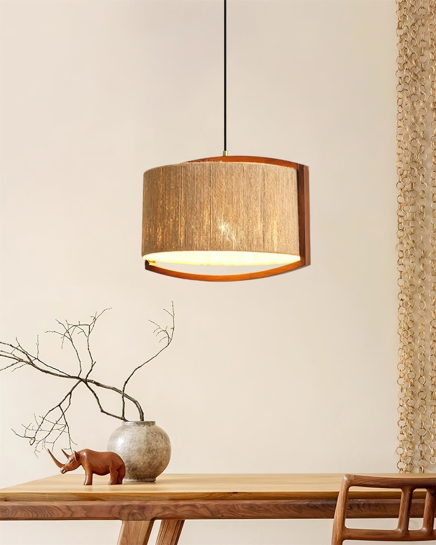 Hiller Suspension Texturé Coton Soie - Neutralighting