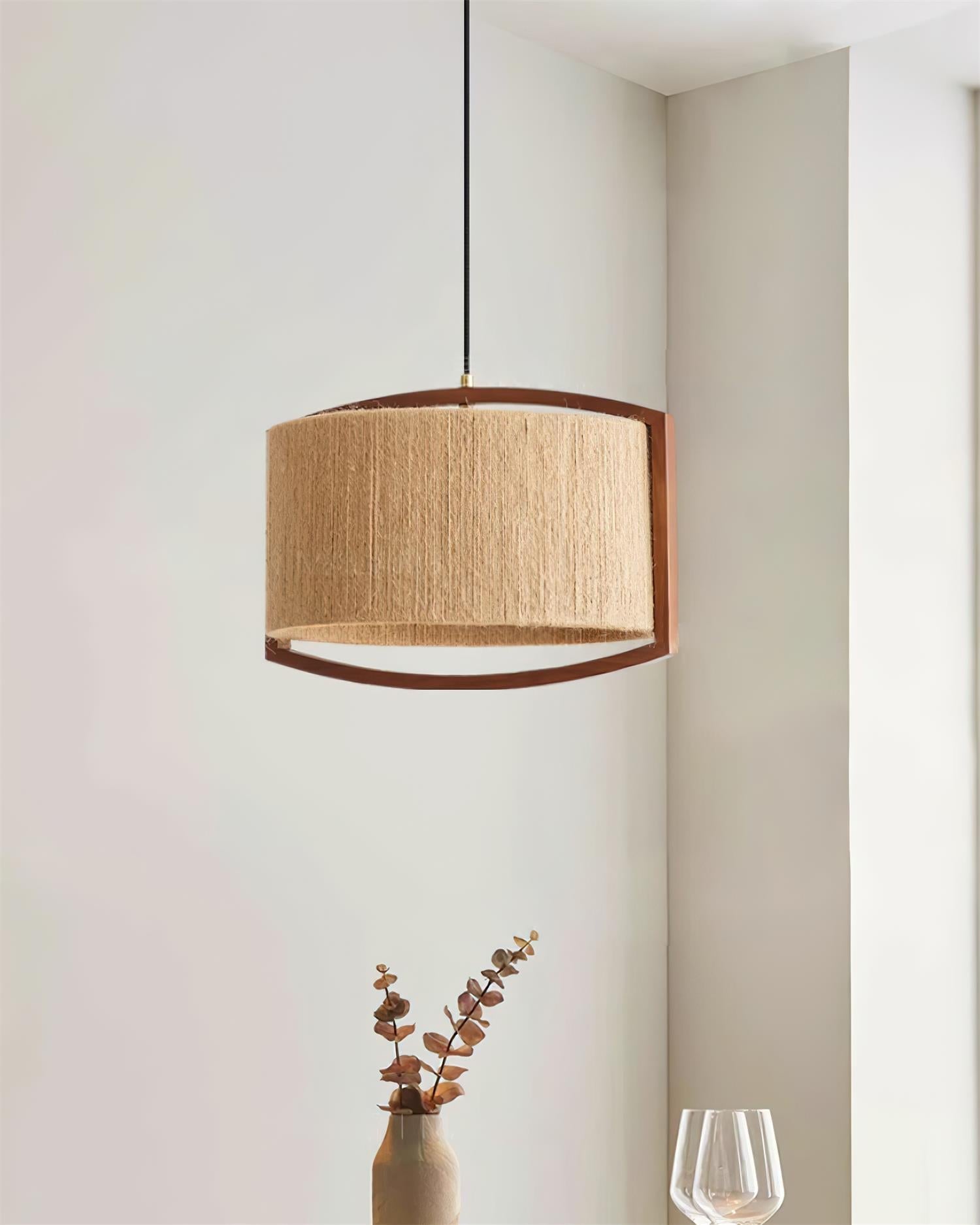 Hiller Suspension Texturé Coton Soie - Neutralighting