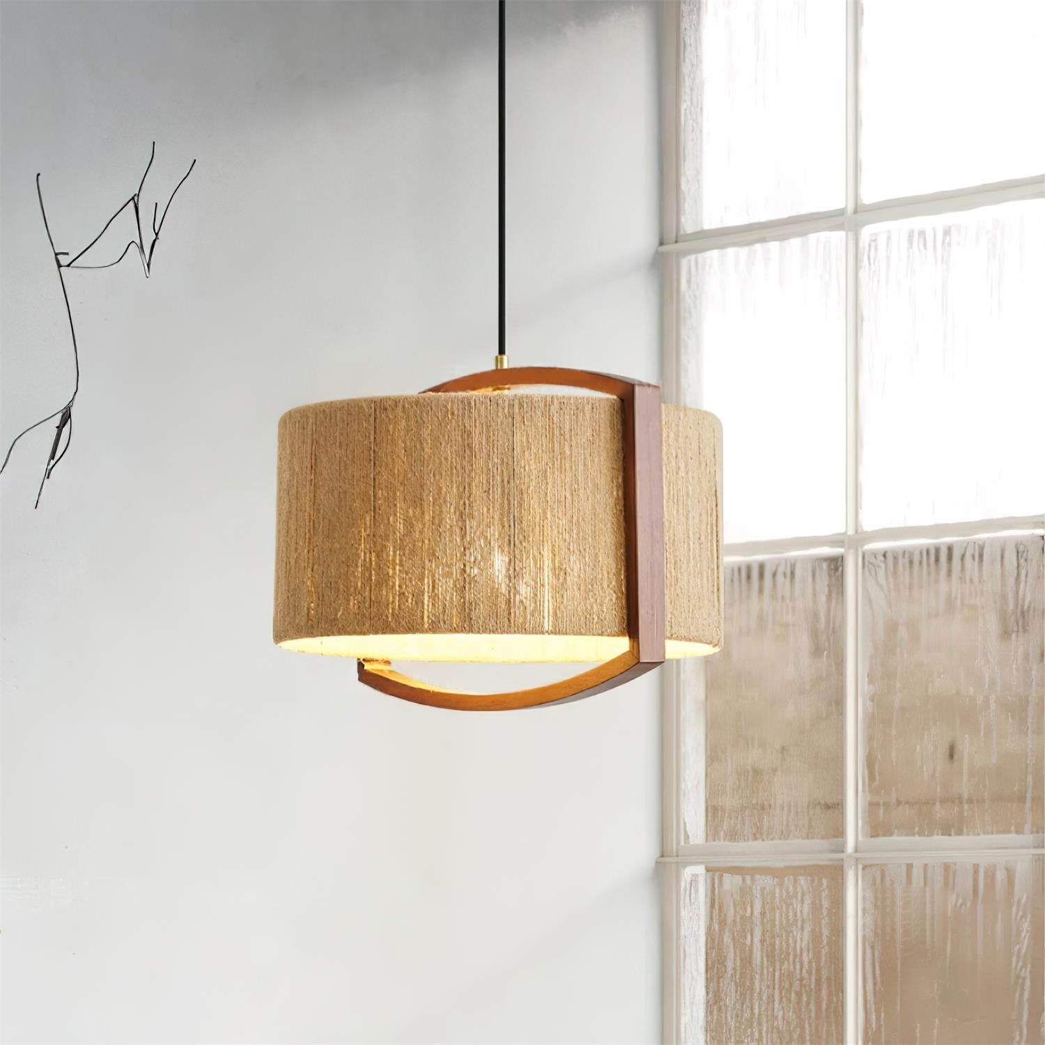 Hiller Suspension Texturé Coton Soie - Neutralighting