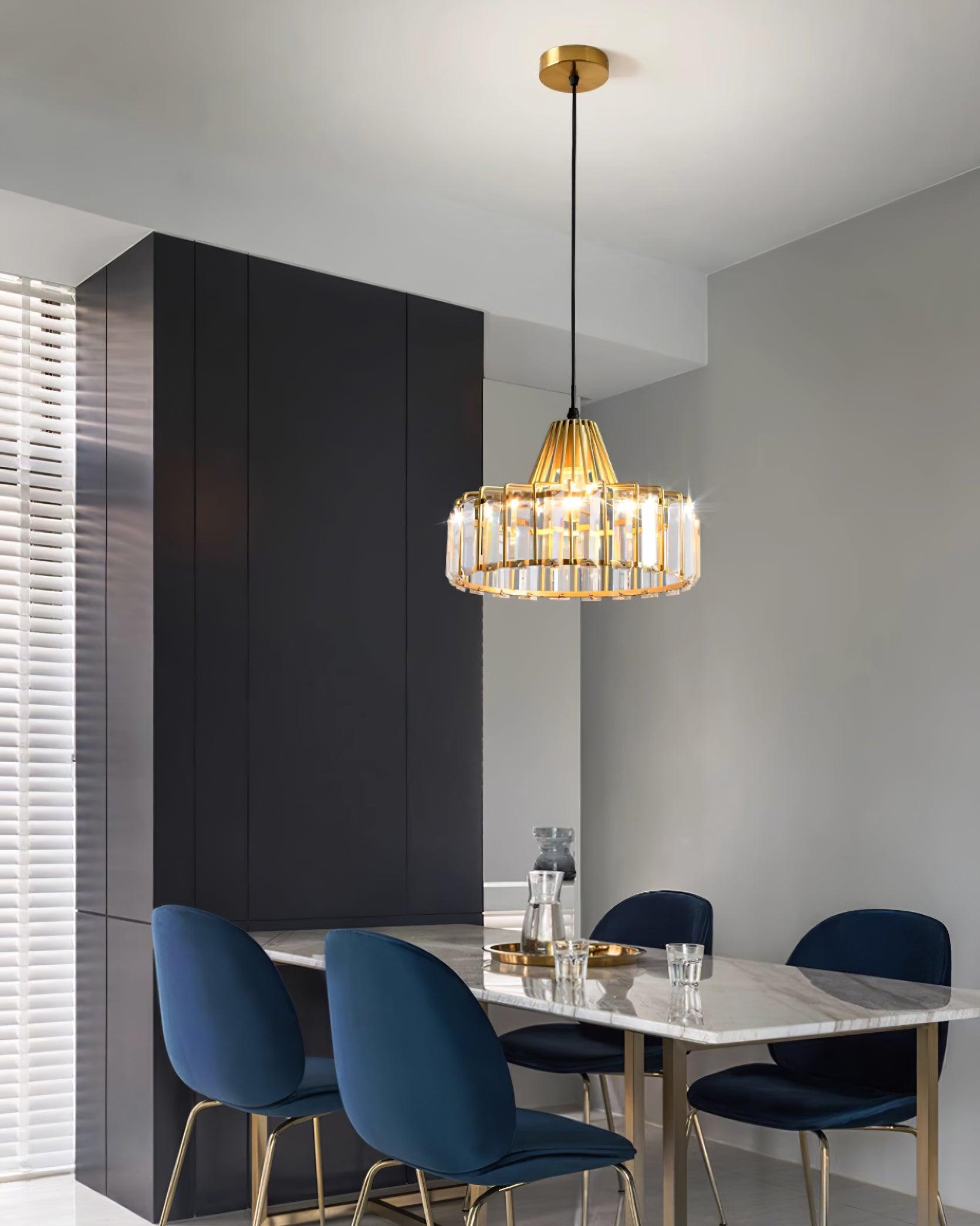 Hinkley Lampe Pendante Cristal Géométrique Moderne - Neutralighting