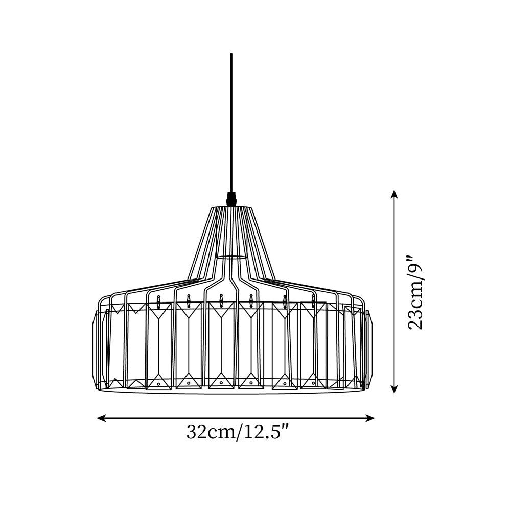 Hinkley Lampe Pendante Cristal Géométrique Moderne - Neutralighting