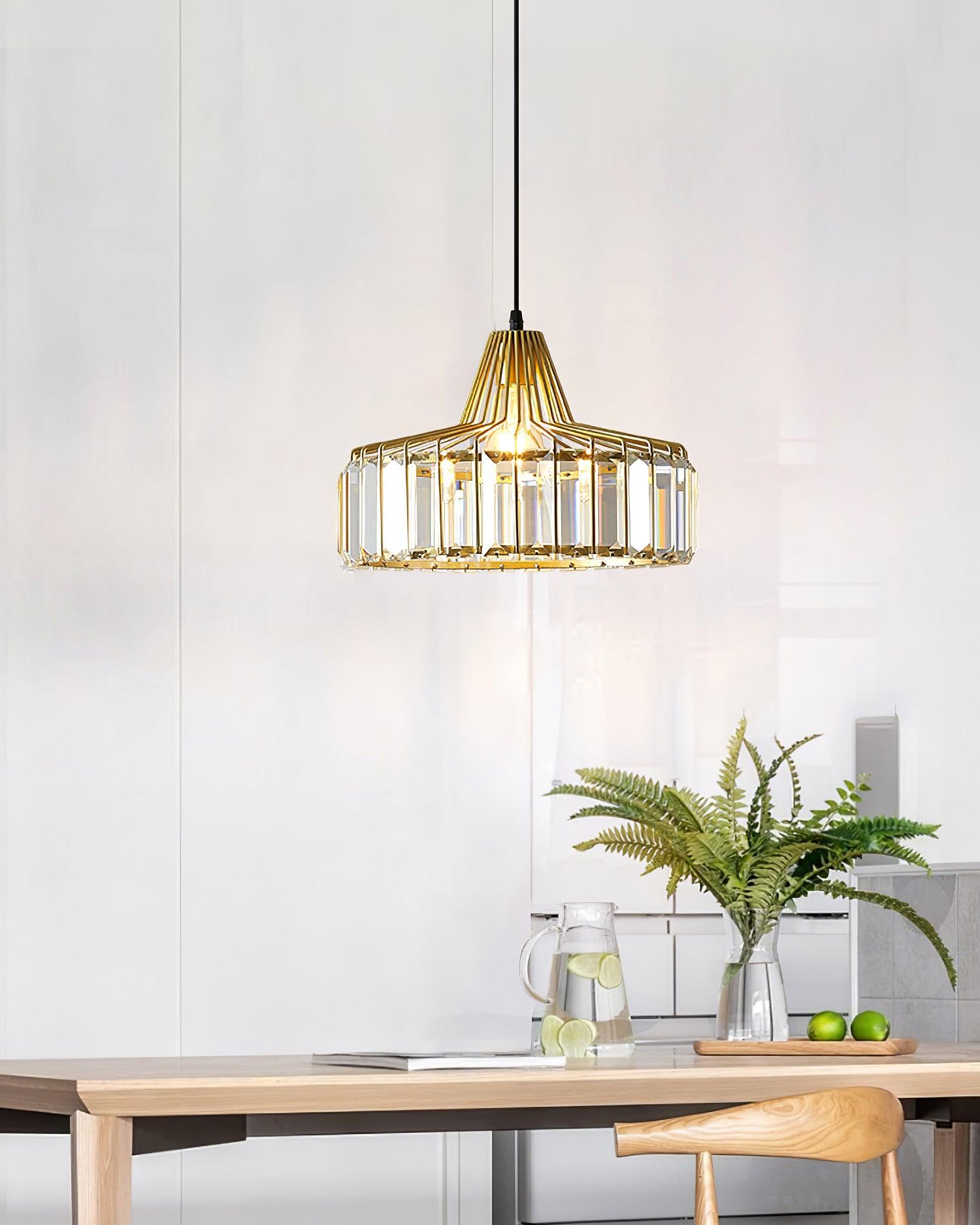 Hinkley Lampe Pendante Cristal Géométrique Moderne - Neutralighting