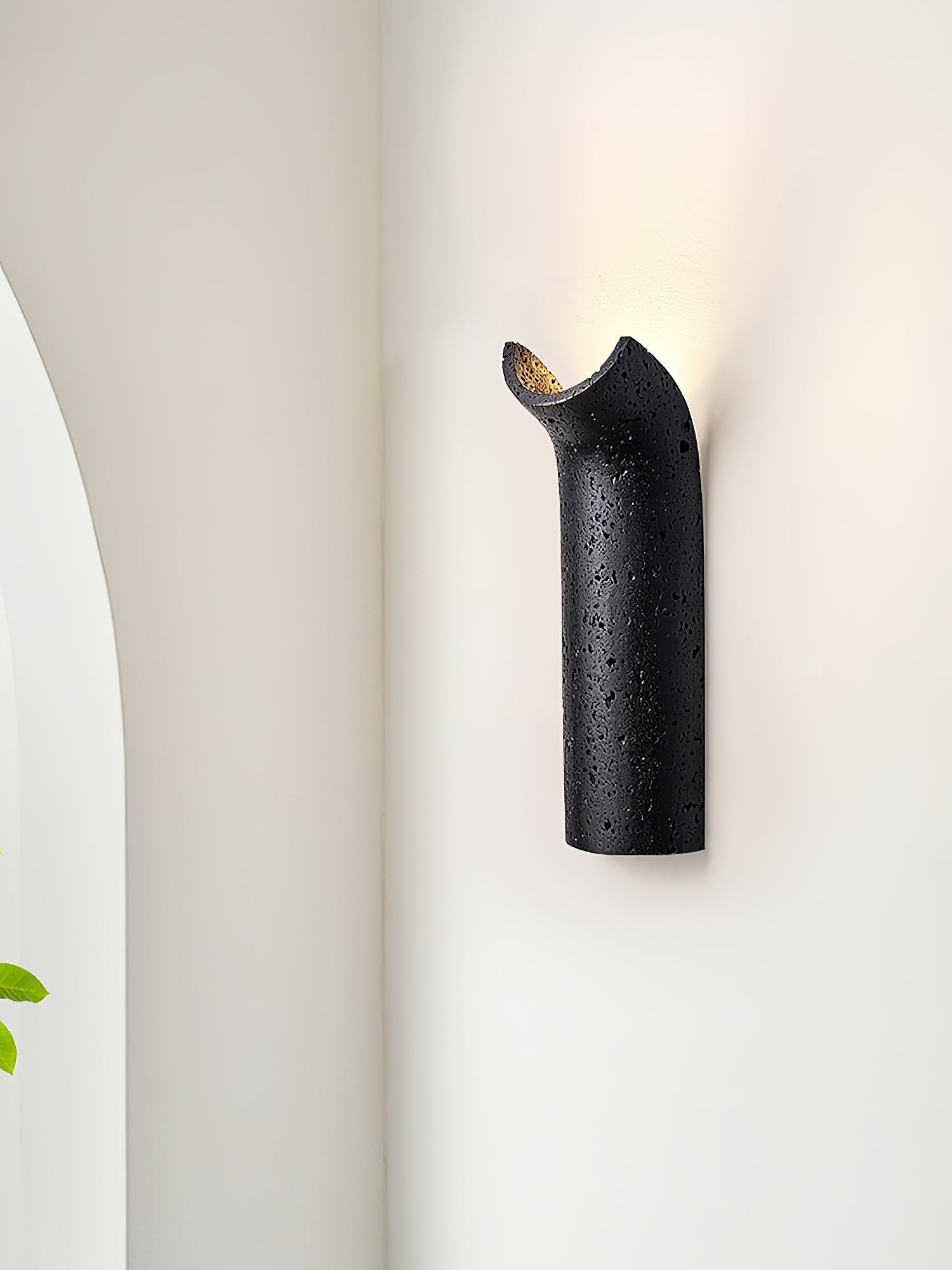 Cusolion Modern Minimalist Travertine Wall Lamp - Lamp Copper