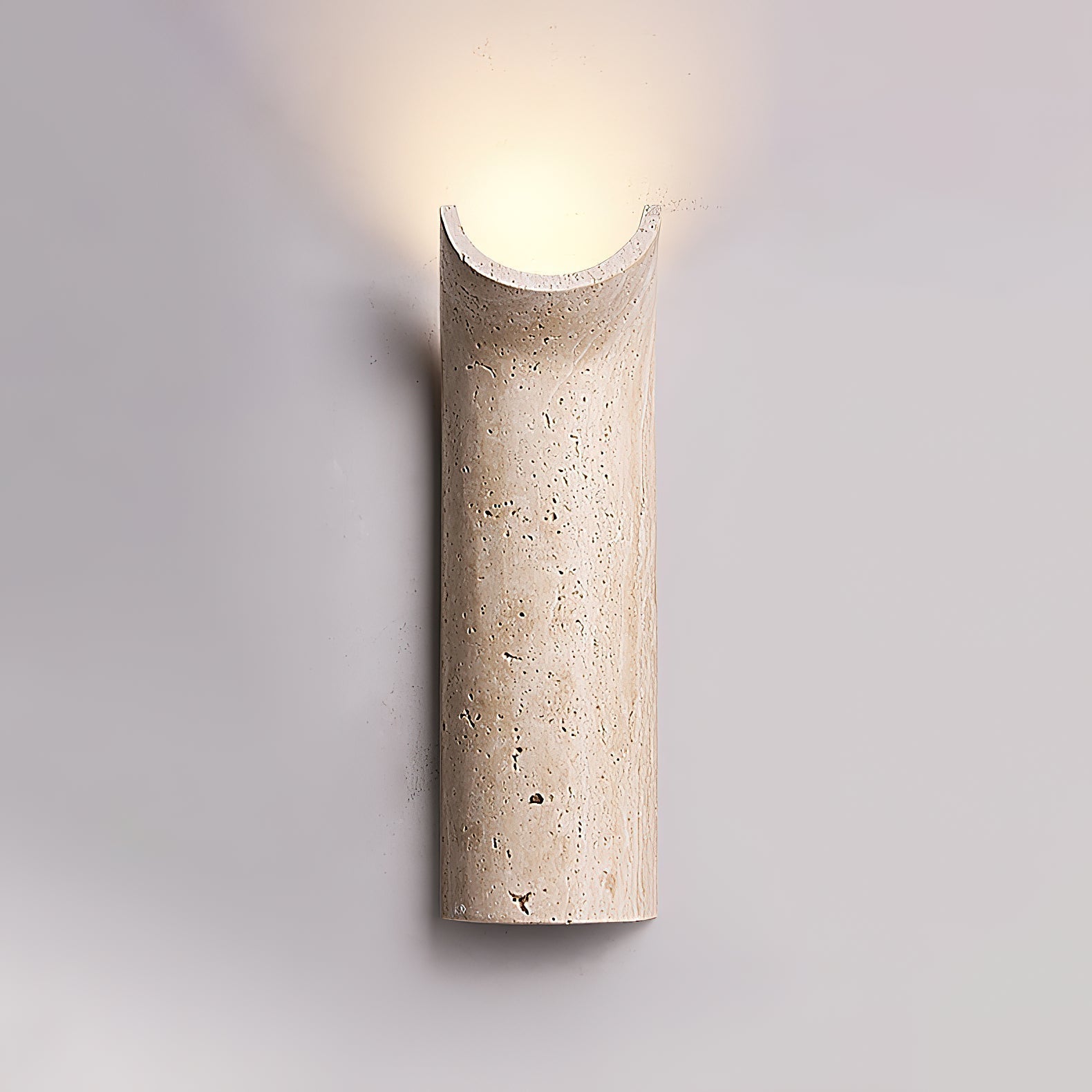Cusolion Modern Minimalist Travertine Wall Lamp - Lamp Copper