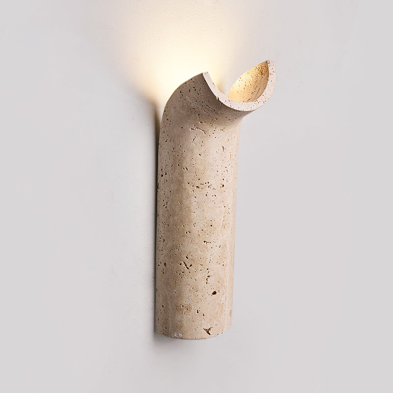 Cusolion Modern Minimalist Travertine Wall Lamp - Lamp Copper