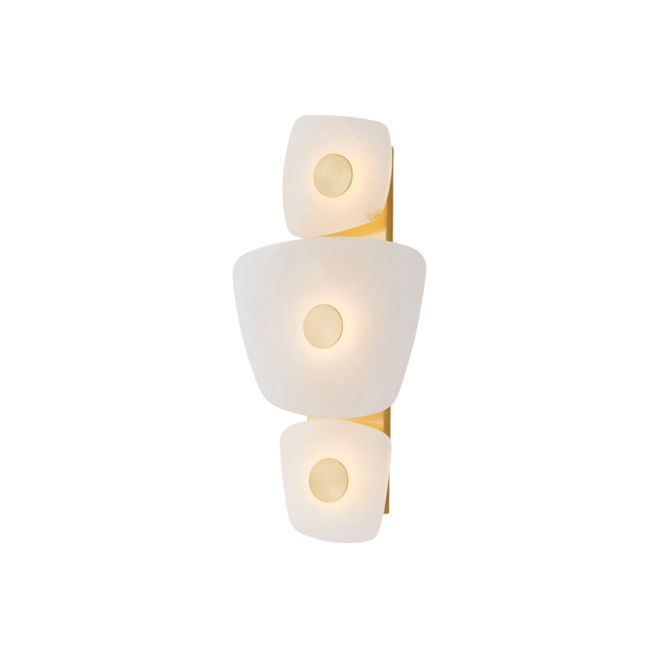Itheora Individual Creativity Brass Alabaster Wall Lamp - Lamp Copper