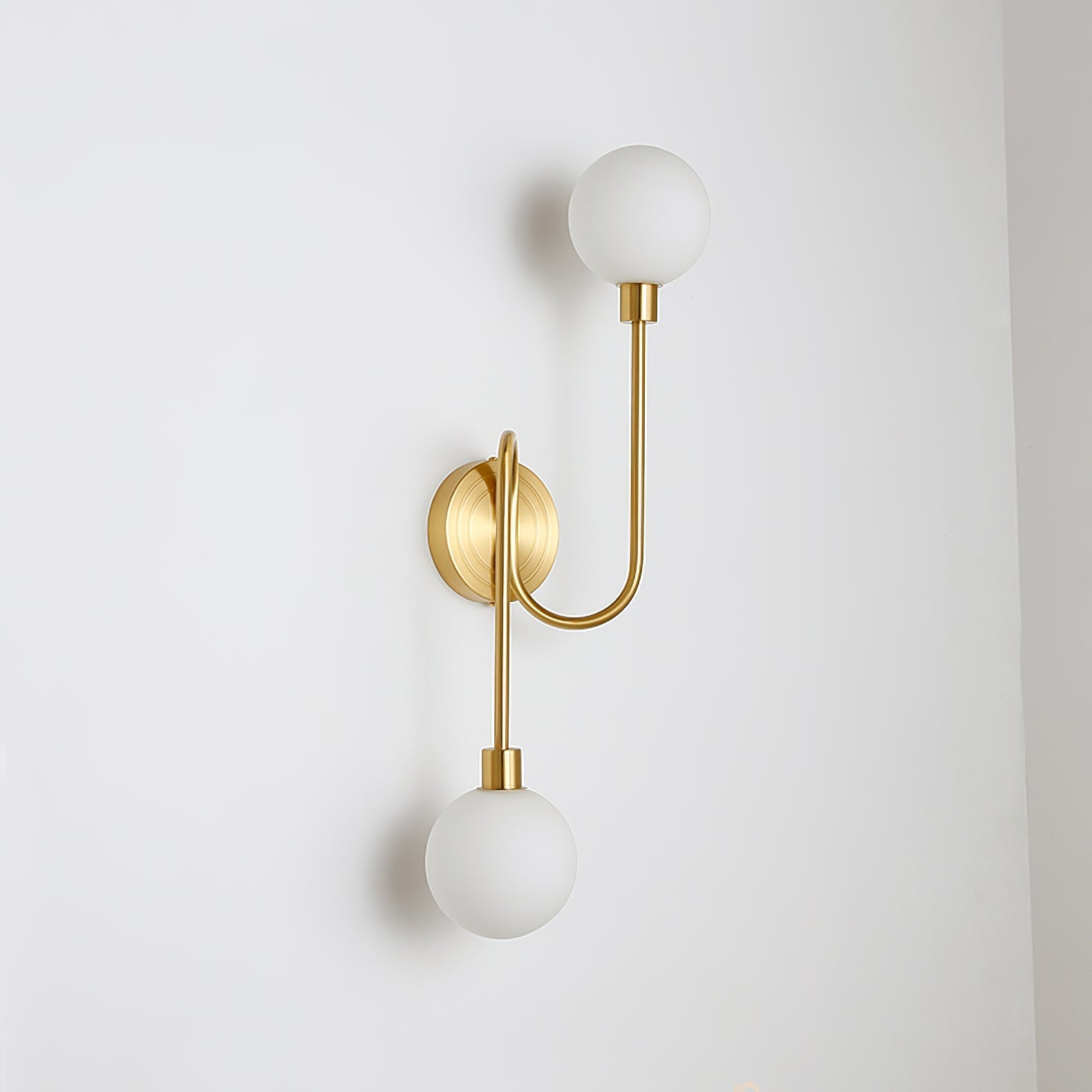 Holten Applique Murale en Verre et Laiton Armé Minimaliste Moderne - Neutralighting