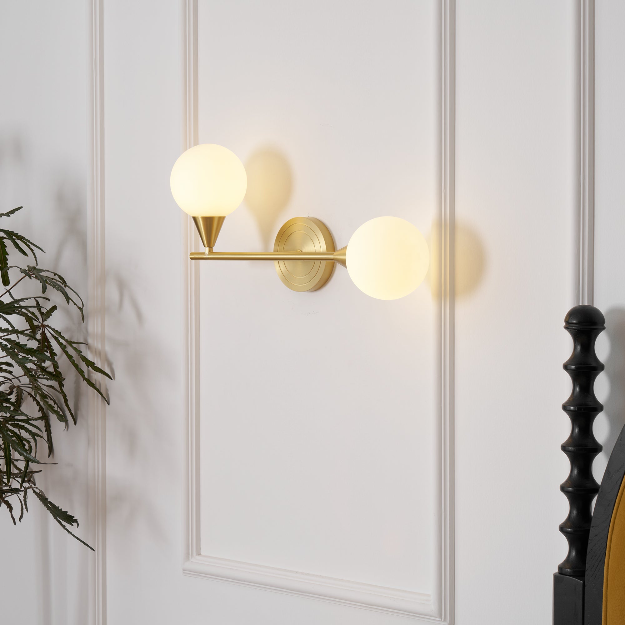 Holten Applique Murale en Verre et Laiton Armé Minimaliste Moderne - Neutralighting