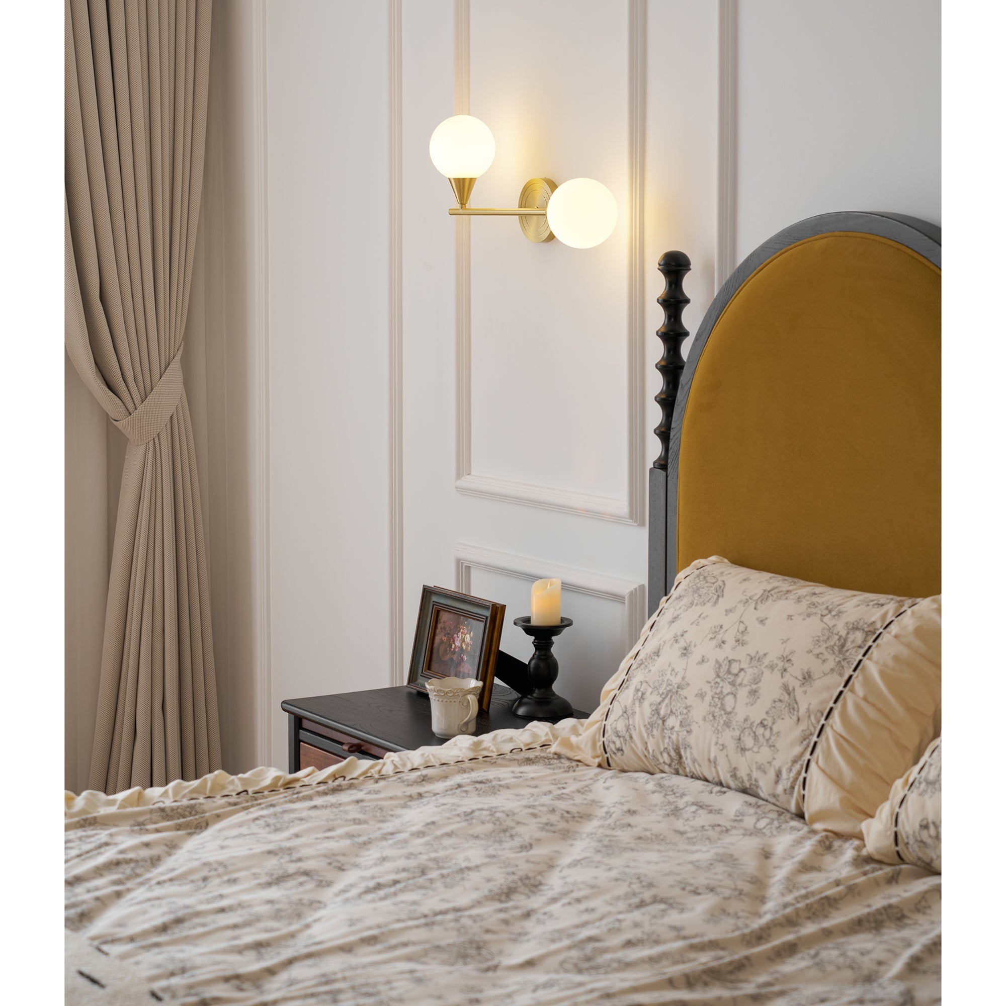 Holten Applique Murale en Verre et Laiton Armé Minimaliste Moderne - Neutralighting
