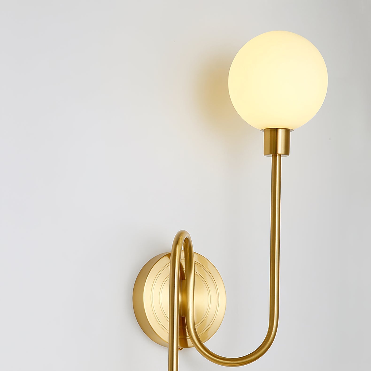 Holten Applique Murale en Verre et Laiton Armé Minimaliste Moderne - Neutralighting