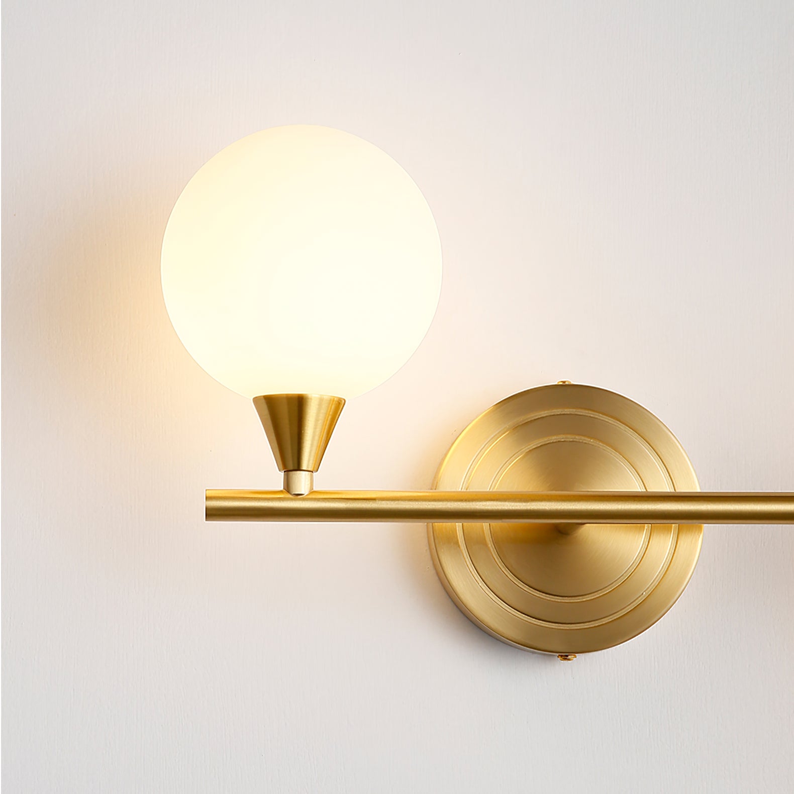 Holten Applique Murale en Verre et Laiton Armé Minimaliste Moderne - Neutralighting