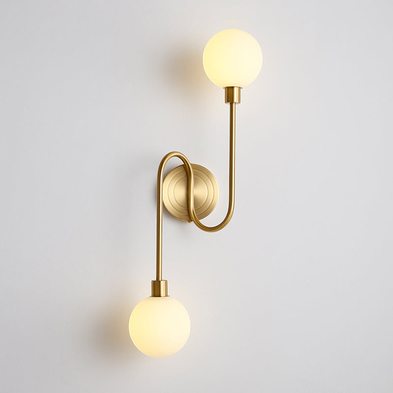 Holten Applique Murale en Verre et Laiton Armé Minimaliste Moderne - Neutralighting