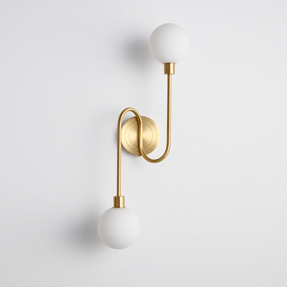 Holten Applique Murale en Verre et Laiton Armé Minimaliste Moderne - Neutralighting
