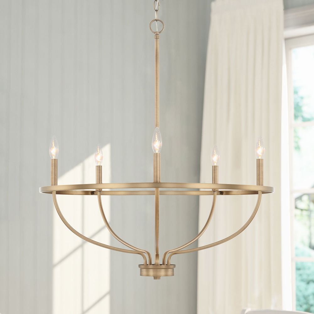 Myphaos Lustre en Métal de Laiton Industriel Vintage pour la Maison - Neutralighting