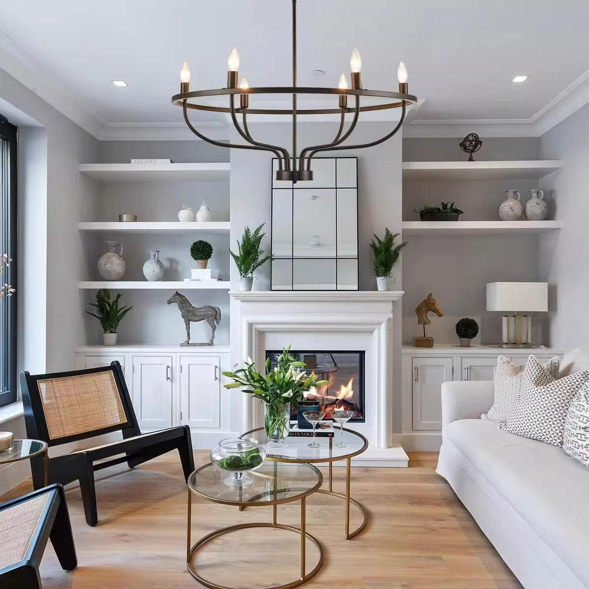 Myphaos Lustre en Métal de Laiton Industriel Vintage pour la Maison - Neutralighting