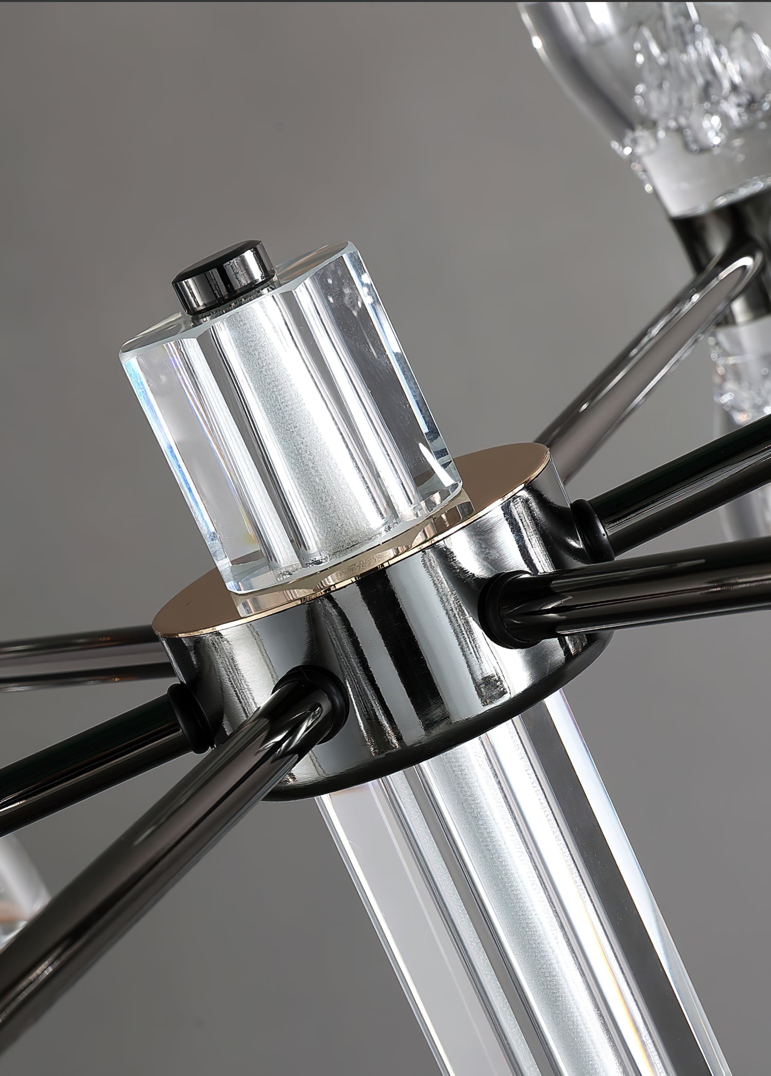 Orvelion Lustre de Luxe Postmoderne en Acrylique et Métal LED en Forme de Nid d'Abeille - Neutralighting