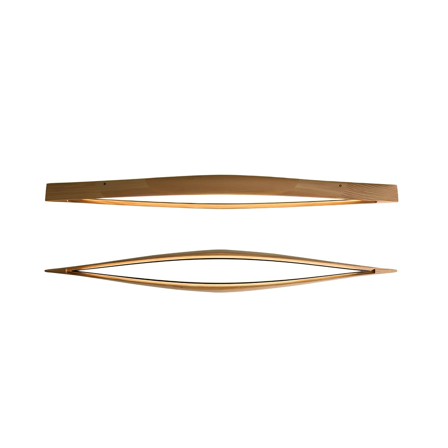 Horizon Linear Wood Ceiling Lamp - Blowlighting